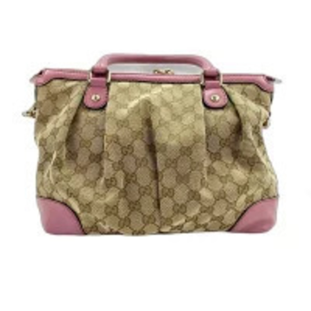 Gucci GG Canvas Sukey Tote Bag Pink